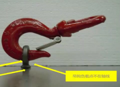 吊鉤與吊耳不匹配